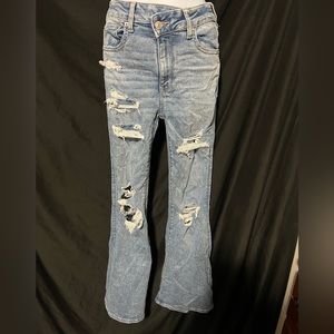 American Eagle High Rise Flare Jeans